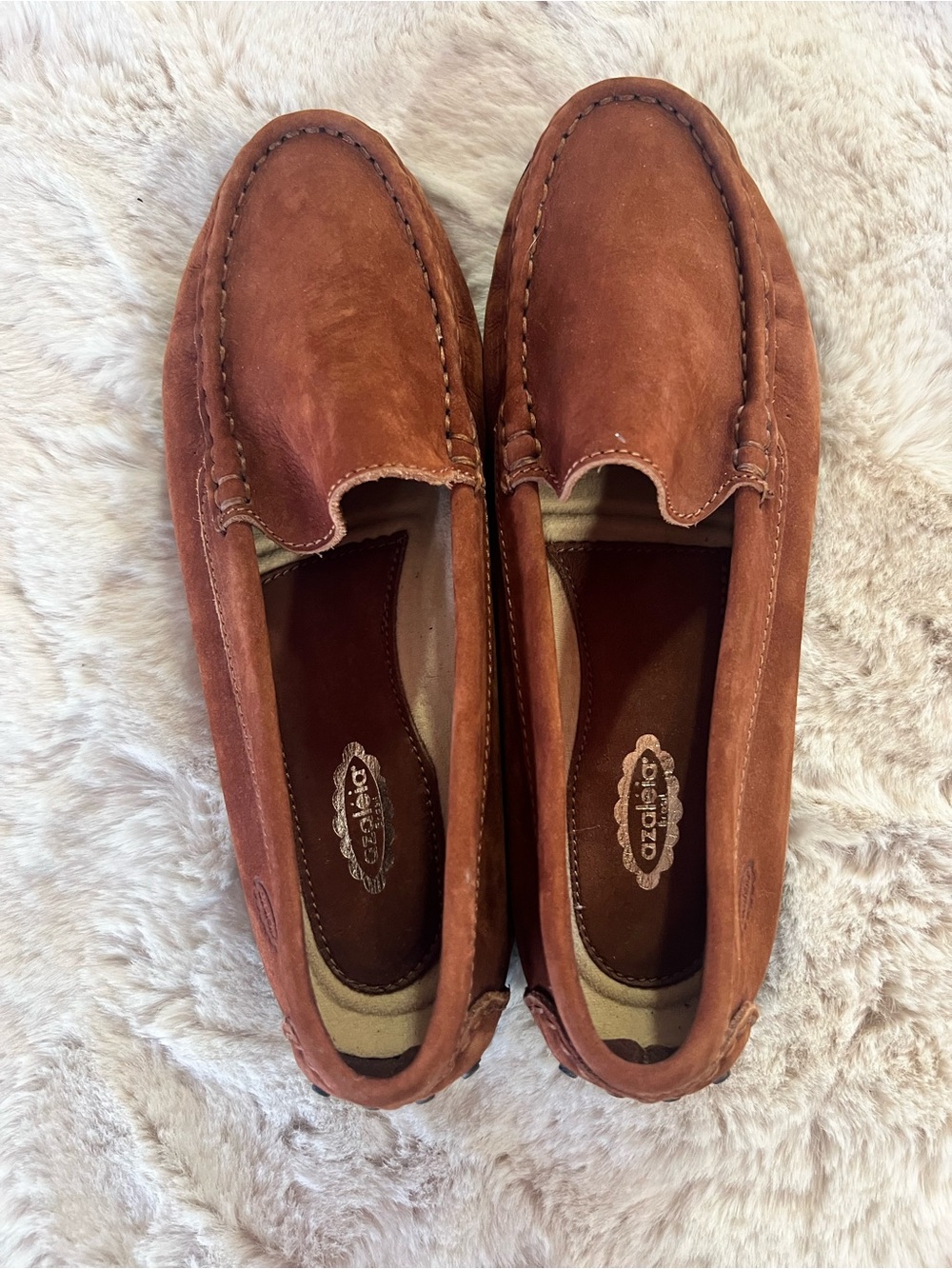 Azaleia Brown Slip on Loafers Shoes Size 9.5 - Picture 4 of 8